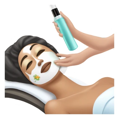 spa treatment at a cosmetologist sticker