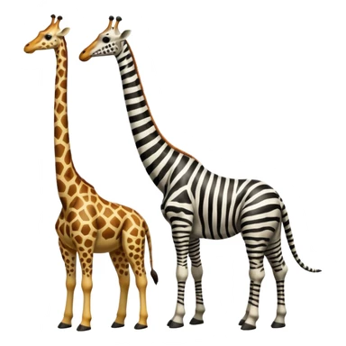 Zebra + Giraffe + Brachiosaurus = sticker