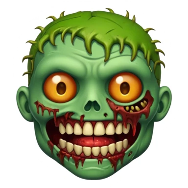 faz eu de emoji de zumbi sticker