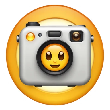 camera flash sticker