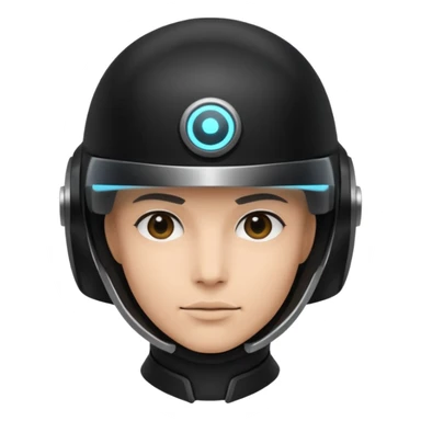 time traveler in black clothes sticker