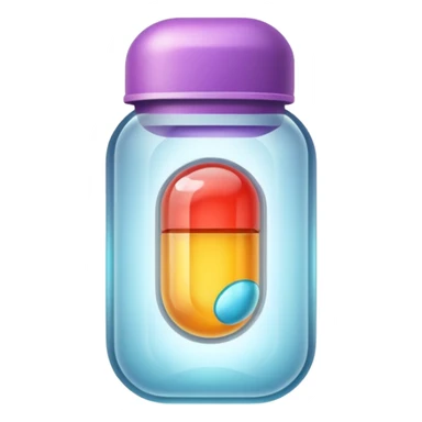 a capsule medicine sticker