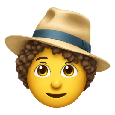 Me wearing a hat  sticker