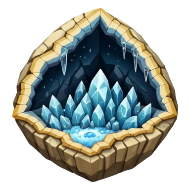 crystal geode split open with moth swarm inside sticker