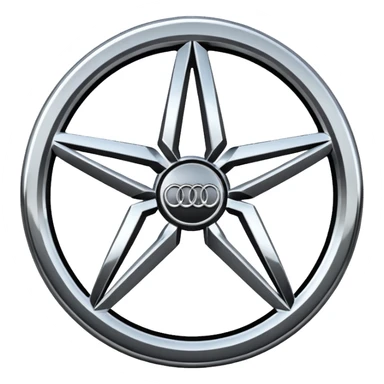 Audi logo sticker