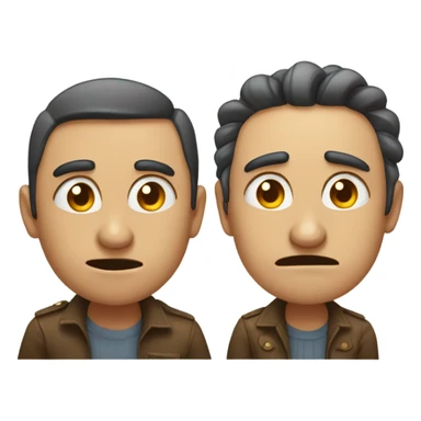 A man and woman pointing at you in disgust sticker