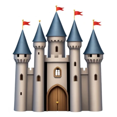 minimalistic castle sticker