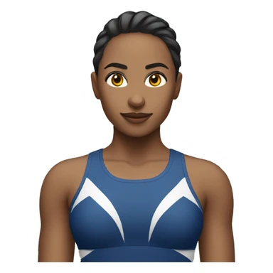 Femme fesant de la gymnastique  sticker
