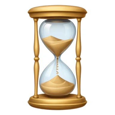 hourglass sticker