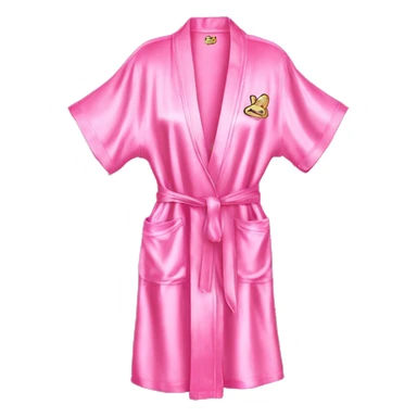 Victorias secret robe pink silk sticker