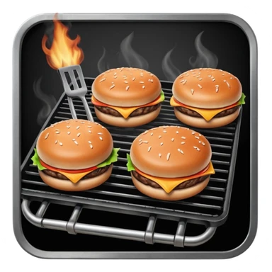 grilling burgers and rib ticklers sticker