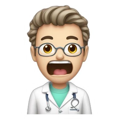 a dentist obsessed with farts and me sticker