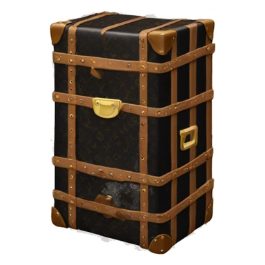 Black Luis Vuitton Trunk sticker