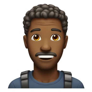 Man drooling with heart eyes sticker