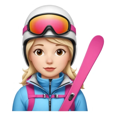 Woman Skiing, Matterhorn sticker
