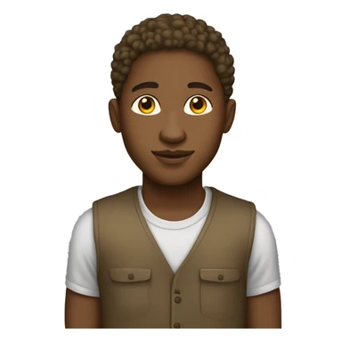 Young Light skin Nigerian Shoemaker sticker