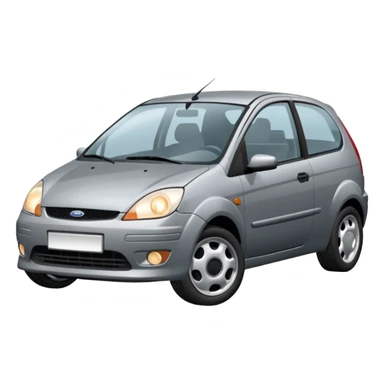 grey ford fiesta from 2003 sticker