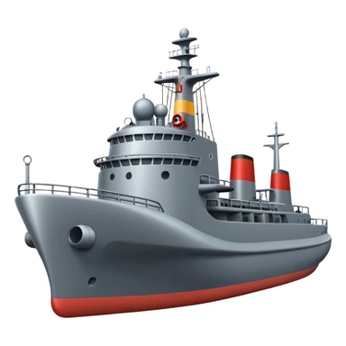 generate a very realistic anti-submarine ship sticker