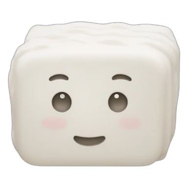 white soap base sticker