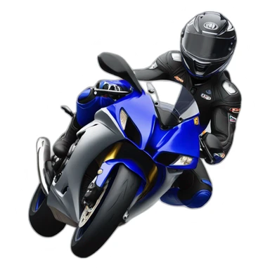 dude dropping yamaha r6 falling sticker