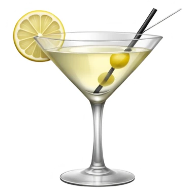 vesper martini cocktail sticker