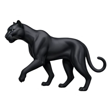 Black Panther puma logo sticker