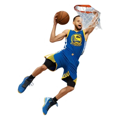 Stephen curry dunking sticker