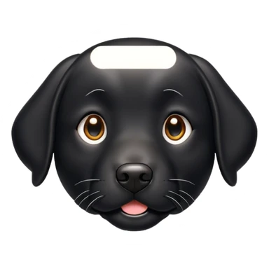 black labrador dog sticker