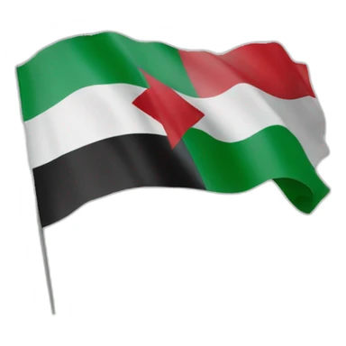 Drapeau Israël avec Palestine sticker