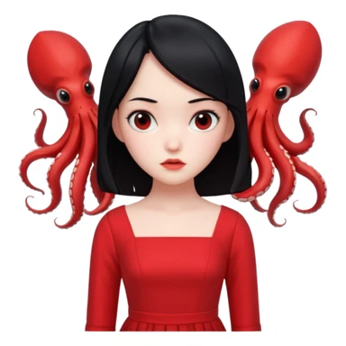 young hee doll squid game sticker