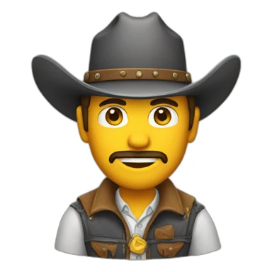 cowboy developer sticker