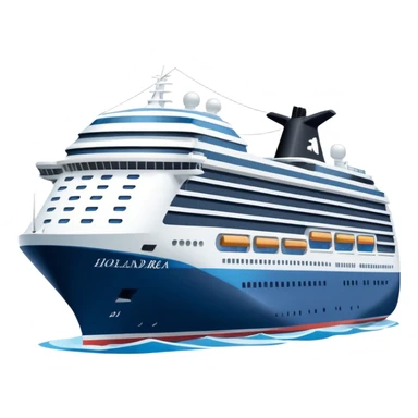 holland america cruise ship in rotterdam sticker