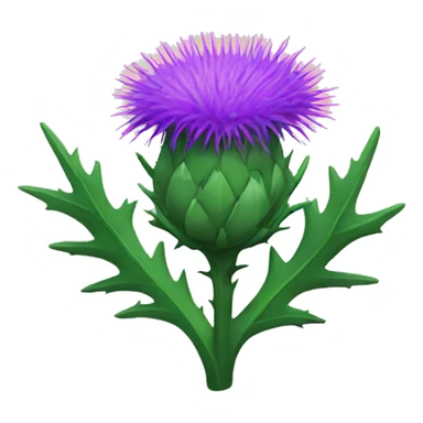Thistle sticker