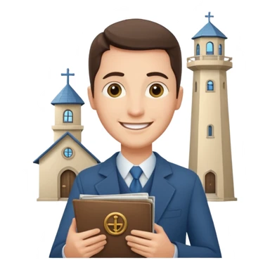 Testemunha de jeová com revista sem a torre de vigia sticker