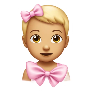 baby pink hart with a pink lazo sticker