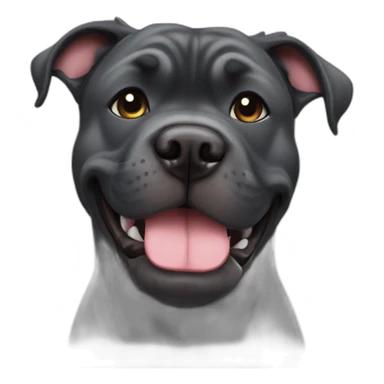 Cane corso smiling sticker