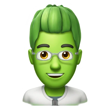 Leek face engineer sticker