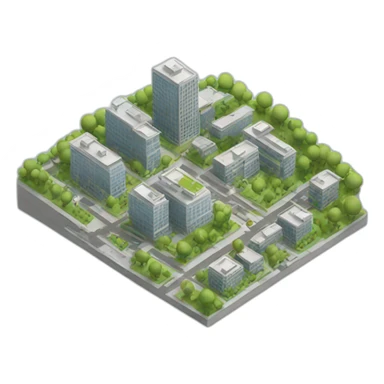 Urban planning university logo sticker