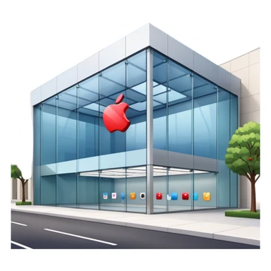 Apple Store from outside sticker