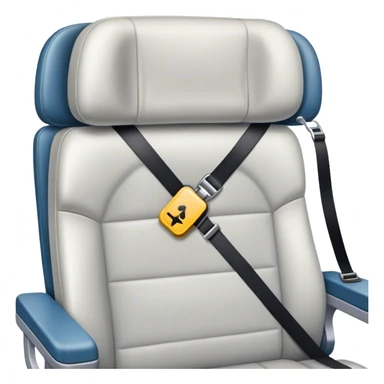 plane seat seatbelt sticker