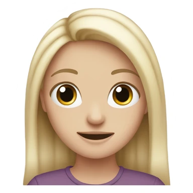 White girl trying to be positive sticker