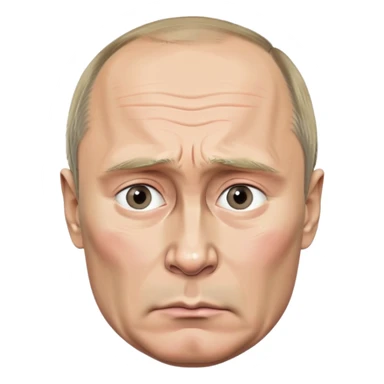 Sad Putin sticker