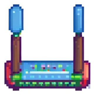 Pixel wifi Signal Bars sticker
