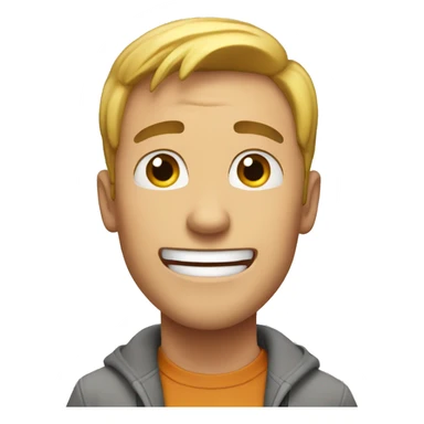 guy saying YAY sticker