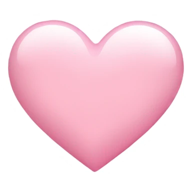 Light pink heart with sparkles  sticker