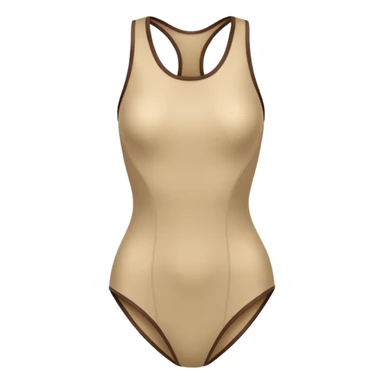 create an emoji, body suit in color beige, for women, no human sticker
