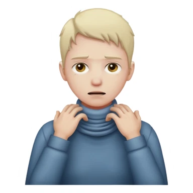 Choking myself sticker