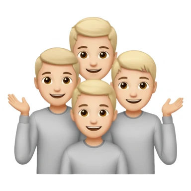 les rois du houblon? ILS SONT 3 GAR9ONS peau claire sticker