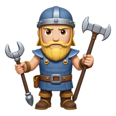 A Mechanic tool In A Clash Of Clans and medival Aesthetic  sticker