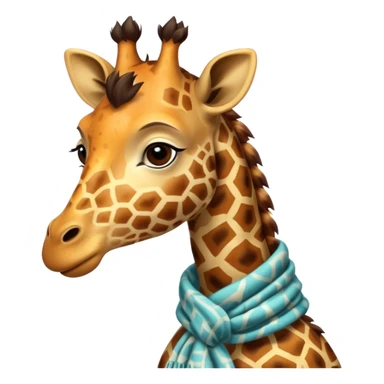 Giraffes with Scarves sticker